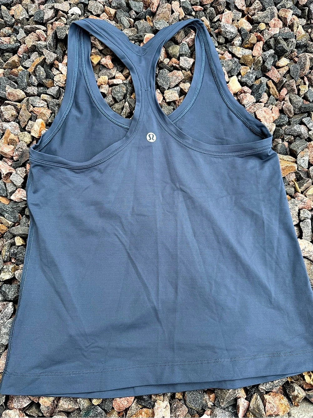 lululemon Women's Blue Racerback Tank Top fits 2/4 ish